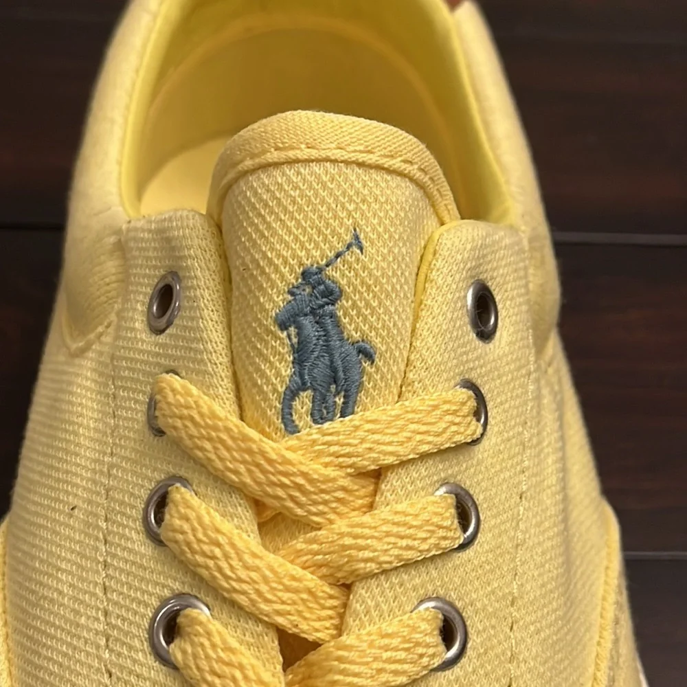 Polo Ralph Lauren Thorton II SK VLC boat deck shoes sneakers Banana Peel Men’s